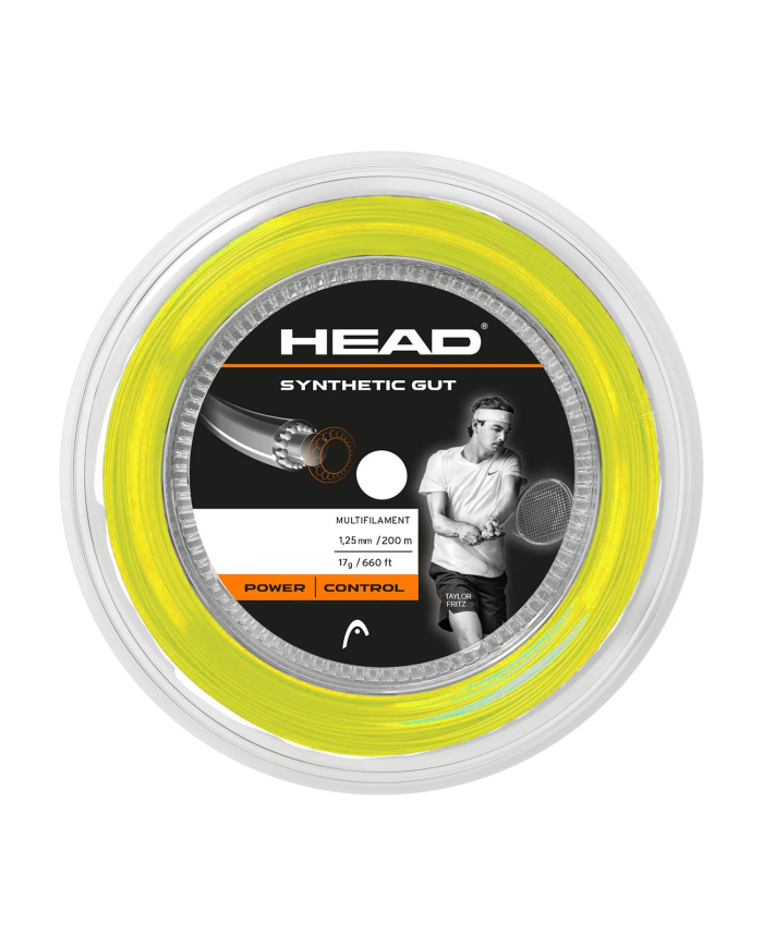Head Synthentic Gut 200m Yellow