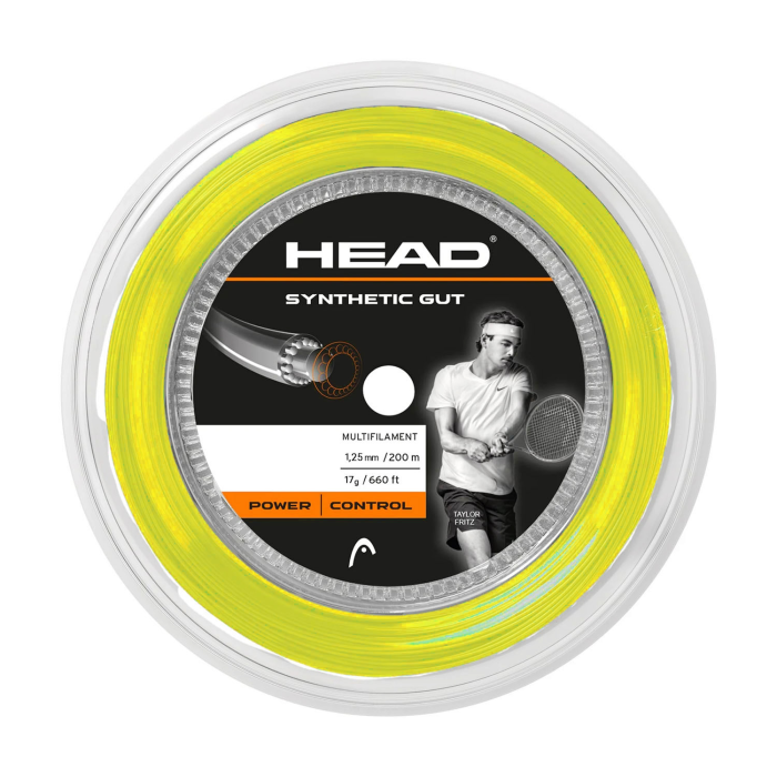 Head Synthentic Gut 200m Yellow