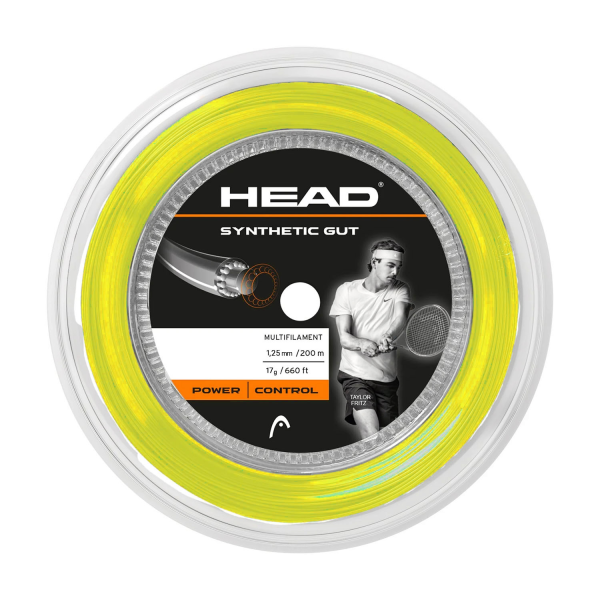 Head Synthentic Gut 200m Yellow