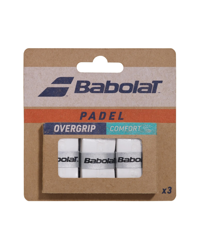 Babolat Overgrip Comfort Padel X3 White