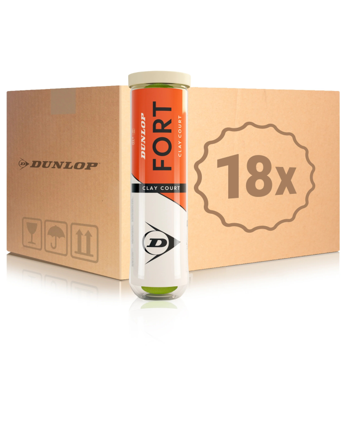 Dunlop Fort Clay Court 18 Tubi x4 - Box|Catalogo|Dunlop