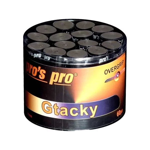 Overgrip Pros Pro GTacky Black 60 pezzi Overgrip Pros Pro GTacky Black 60 pezzi
