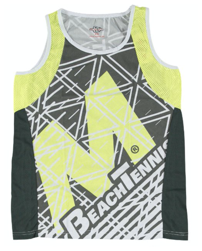 Camiseta sin mangas MBT RUN AMARILLO 2018