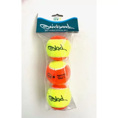 Confezione Palline Beach Tennis QUICKSAND 3 palline Stage 2 Confezione Palline Beach Tennis QUICKSAND 3 palline Stage 2