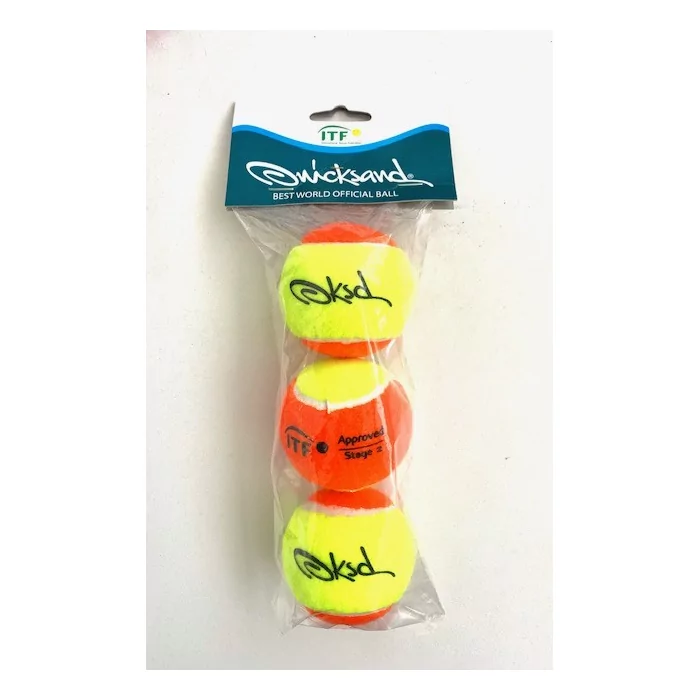 Confezione Palline Beach Tennis QUICKSAND 3 palline Stage 2 Confezione Palline Beach Tennis QUICKSAND 3 palline Stage 2