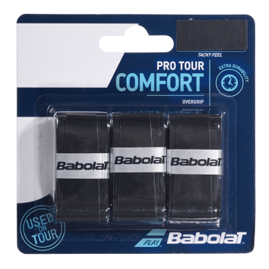 Overgrip Pro Tour BLACK 3pz Overgrip Pro Tour BLACK 3pz