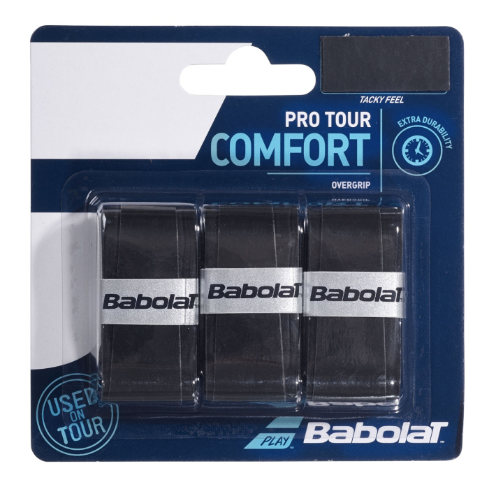Overgrip Pro Tour BLACK 3pz|Grip e Overgrip|Babolat
