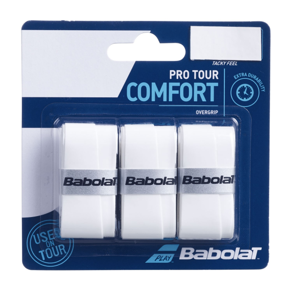 Overgrip Pro Tour WHITE 3pz Overgrip Pro Tour WHITE 3pz
