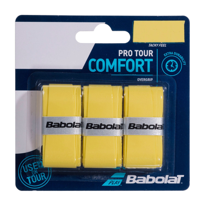 Overgrip Pro Tour YELLOW 3pz|Grip e Overgrip|Babolat
