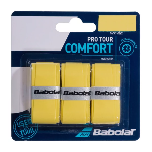 Overgrip Pro Tour YELLOW 3pz Overgrip Pro Tour YELLOW 3pz