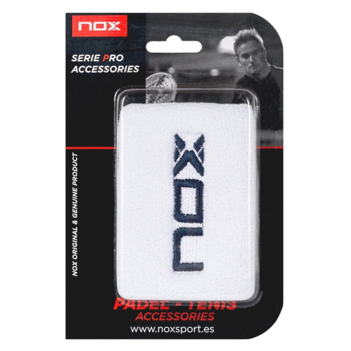 Polsino NOX Bianco - Blu|Fasce - Berretti - Polsini|Nox Polsino NOX Bianco - Blu|Fasce - Berretti - Polsini|Nox