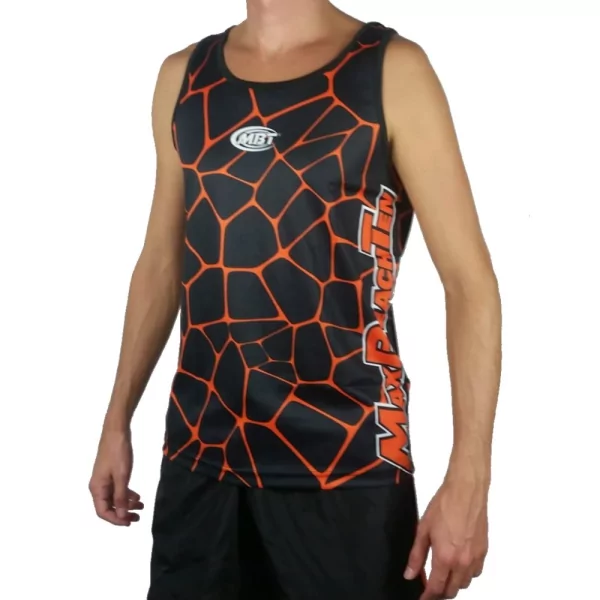 Camiseta sin mangas MBT RUN ORANGE 2021 Camiseta sin mangas MBT RUN ORANGE 2021