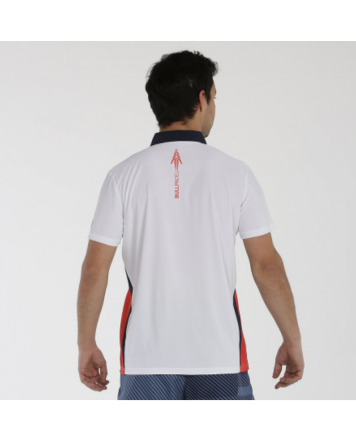T-Shirt Bullpadel uomo CRIZE WHITE