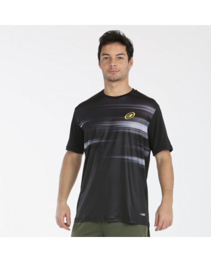 T-Shirt Bullpadel uomo MILAN BLACK