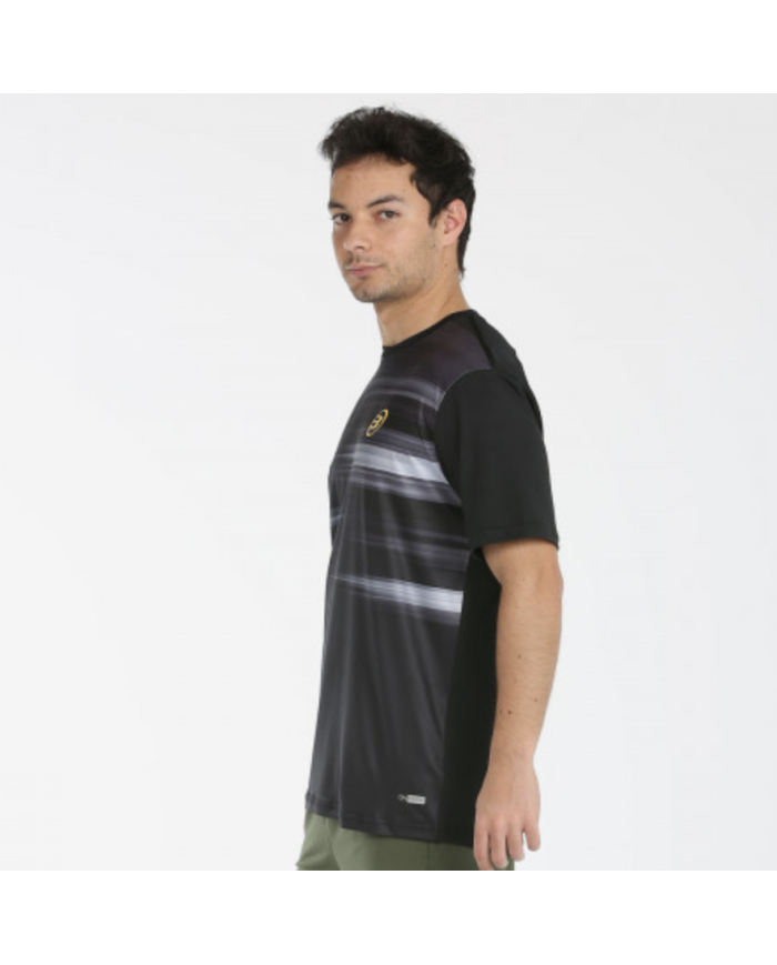 T-Shirt Bullpadel uomo MILAN BLACK
