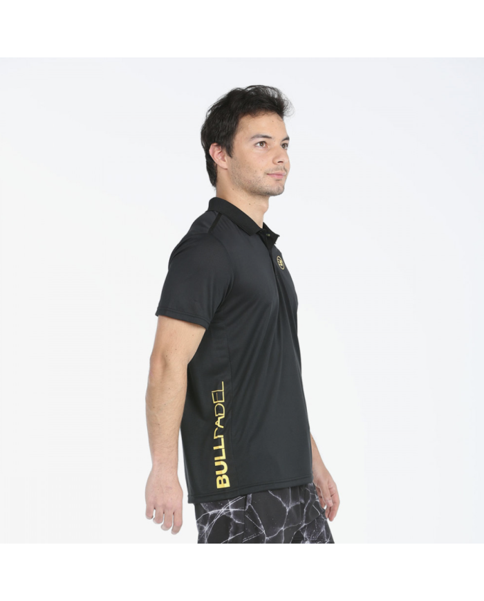 T-Shirt Bullpadel uomo MANTA BLACK