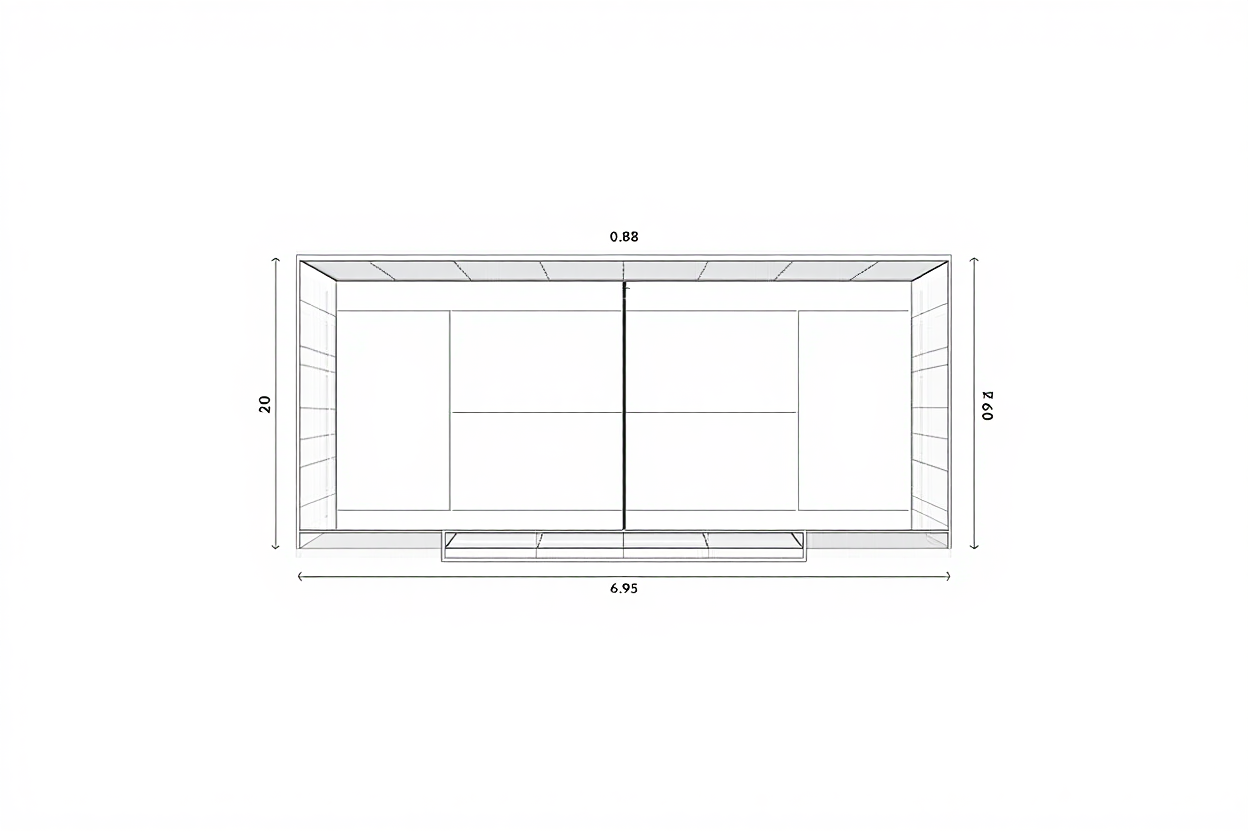 Dimensioni campo da padel
