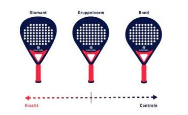 Racchette da padel: dimensioni e forme